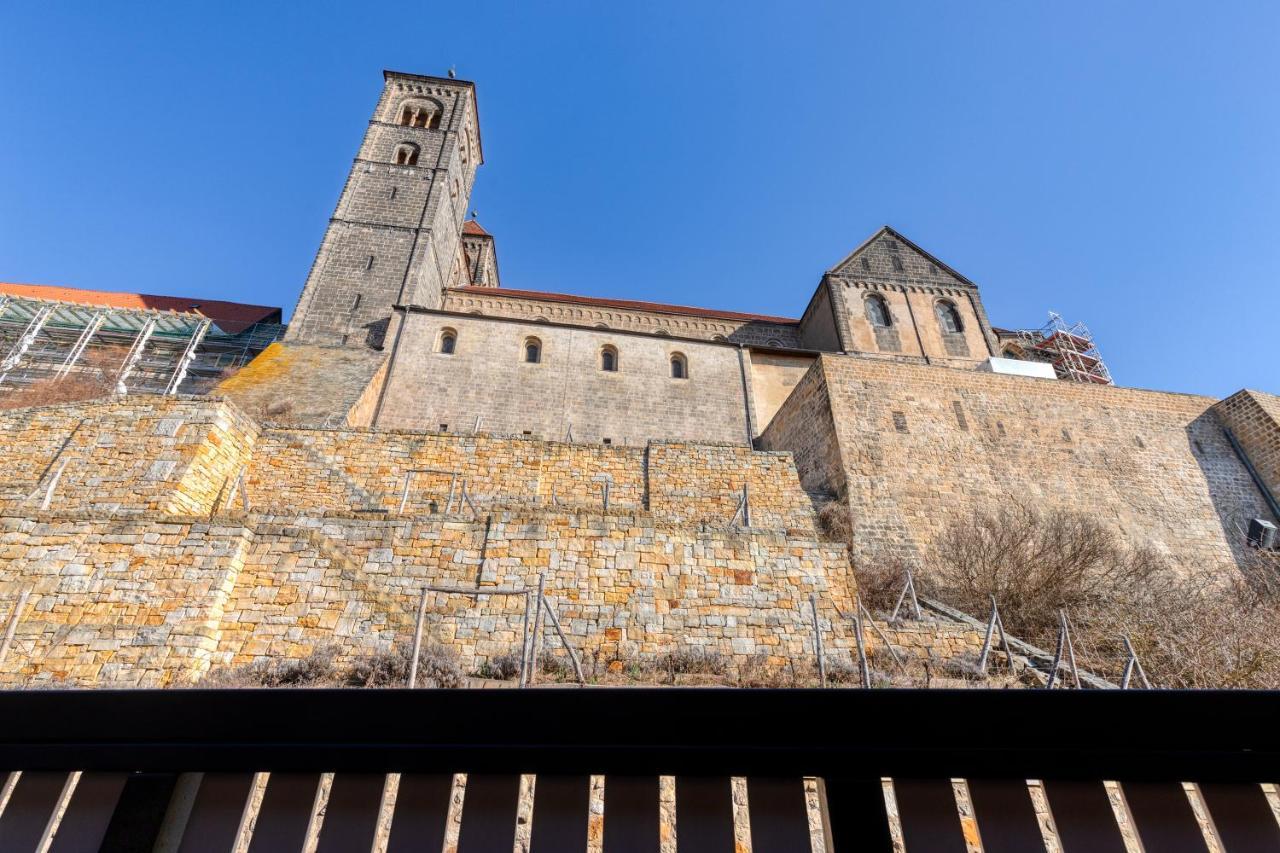 Fachwerkhaus Auf Dem Schlossberg Quedlinburg Buitenkant foto